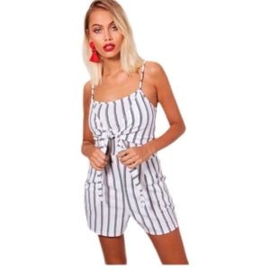 Women’s Boohoo White Romper